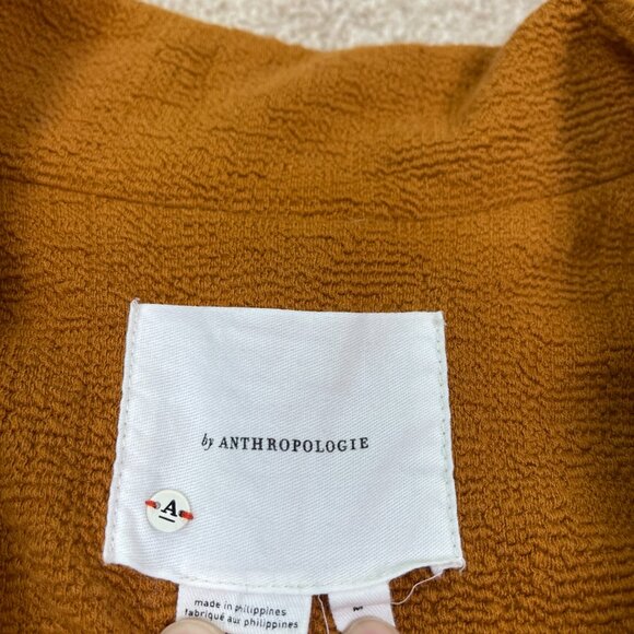 Anthropologie Blazer Women M Corinthia Knit Longline Jacket Oversized Minimalist - Picture 3 of 8